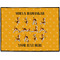 Yoga Dogs Sun Salutations Door Mat (Personalized)