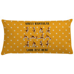 Yoga Dogs Sun Salutations Pillow Case - King (Personalized)