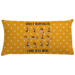 Yoga Dogs Sun Salutations Pillow Case (Personalized)