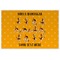 Yoga Dogs Sun Salutations Personalized Placemat (Front)