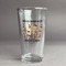 Yoga Dogs Sun Salutations Pint Glass - Two Content - Front/Main