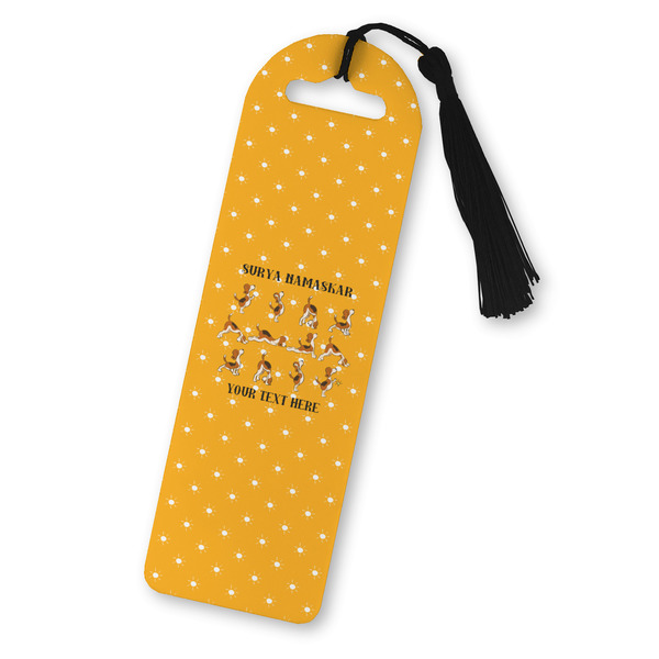 Custom Yoga Dogs Sun Salutations Plastic Bookmark (Personalized)