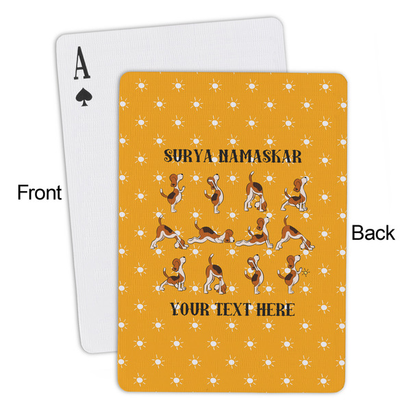 Yoga Dogs Sun Salutations Playing Cards - Approval