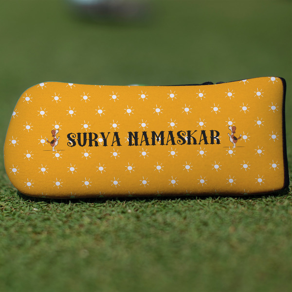 Custom Yoga Dogs Sun Salutations Blade Putter Cover (Personalized)