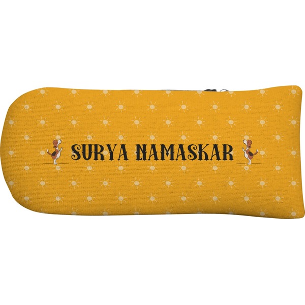 Yoga Dogs Sun Salutations Putter Cover (Front)