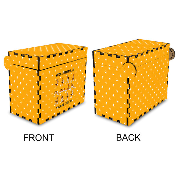 Yoga Dogs Sun Salutations Recipe Box - Full Color - Approval