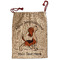 Yoga Dogs Sun Salutations Santa Sack - Front (Personalized)