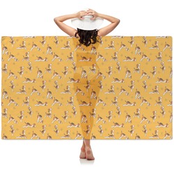 Yoga Dogs Sun Salutations Sheer Sarong