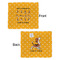 Yoga Dogs Sun Salutations Security Blanket - Front & Back View
