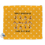 Yoga Dogs Sun Salutations Security Blanket - Single Sided (Personalized)