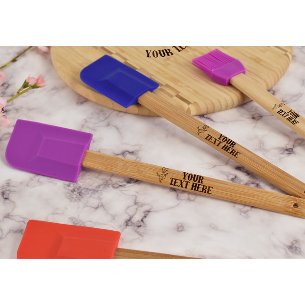 Yoga Dogs Sun Salutations Silicone Spatula - Purple - Lifestyle