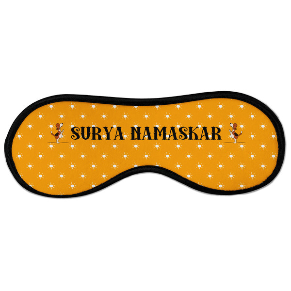 Yoga Dogs Sun Salutations Sleeping Eye Mask - Front Large