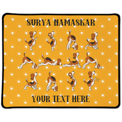 Yoga Dogs Sun Salutations Large Gaming Mouse Pad - 12.5" x 10" (Personalized)