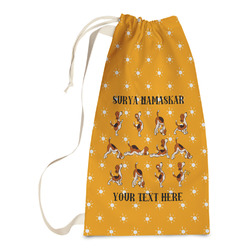 Yoga Dogs Sun Salutations Laundry Bags - Small (Personalized)