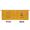 Yoga Dogs Sun Salutations Small Zipper Pouch Approval (Front and Back)