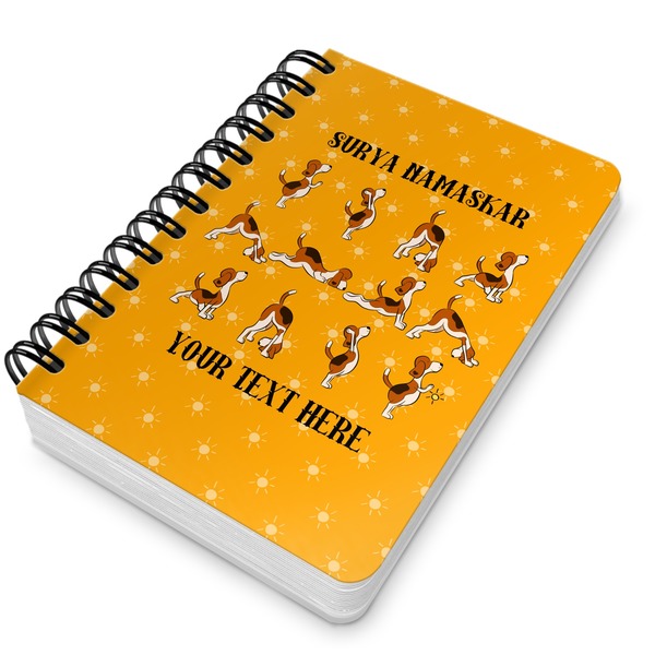 Yoga Dogs Sun Salutations Spiral Journal 5 x 7 - Main