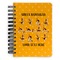 Yoga Dogs Sun Salutations Spiral Notebook - 5x7 w/ Name or Text