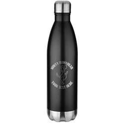 Yoga Dogs Sun Salutations Water Bottle - 26 oz. Stainless Steel - Laser Engraved (Personalized)