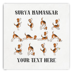 Yoga Dogs Sun Salutations Paper Dinner Napkins (Personalized)