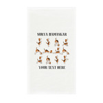 Yoga Dogs Sun Salutations Guest Paper Towels - Full Color - Standard (Personalized)
