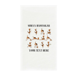 Yoga Dogs Sun Salutations Guest Paper Towels - Full Color - Standard (Personalized)