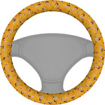 Yoga Dogs Sun Salutations Steering Wheel Cover (Personalized)