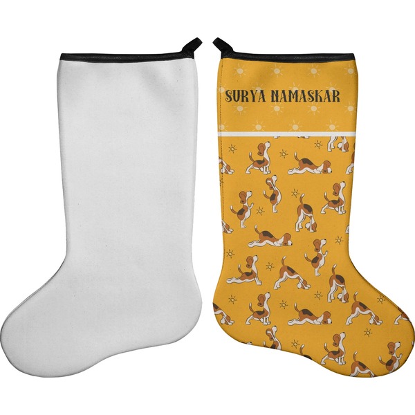 Yoga Dogs Sun Salutations Stocking - Single-Sided - Approval