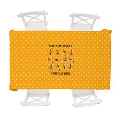 Yoga Dogs Sun Salutations Tablecloth - 58"x102" (Personalized)