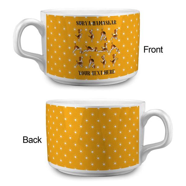 Yoga Dogs Sun Salutations Tea Cup - Single Apvl