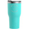Yoga Dogs Sun Salutations Teal RTIC Tumbler (Front)