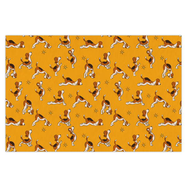 Custom Yoga Dogs Sun Salutations X-Large Tissue Papers Sheets - Heavyweight