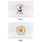 Yoga Dogs Sun Salutations Toddler Pillow Case - APPROVAL (partial print)