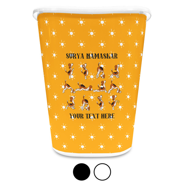 Yoga Dogs Sun Salutations Trash Can Aggregate