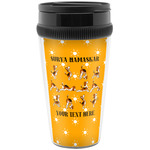Yoga Dogs Sun Salutations Acrylic Travel Mug without Handle (Personalized)