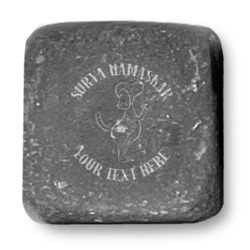 Yoga Dogs Sun Salutations Whiskey Stone Set - Set of 3 (Personalized)