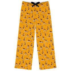 Yoga Dogs Sun Salutations Womens Pajama Pants - XL