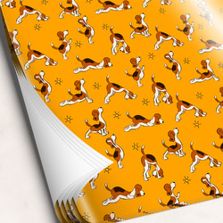 Yoga Dogs Sun Salutations Wrapping Paper Sheets (Personalized)