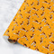 Yoga Dogs Sun Salutations Wrapping Paper Rolls- Main