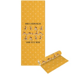 Yoga Dogs Sun Salutations Yoga Mat - Printable Front and Back (Personalized)
