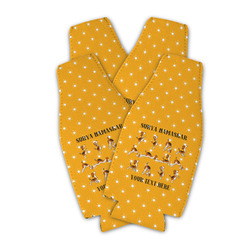 Yoga Dogs Sun Salutations Zipper Bottle Cooler - Set of 4 (Personalized)
