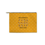 Yoga Dogs Sun Salutations Zipper Pouch - Small - 8.5"x6" (Personalized)