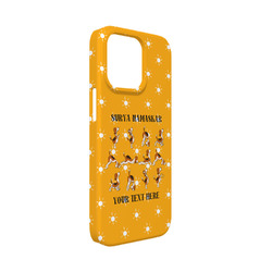 Yoga Dogs Sun Salutations iPhone Case - Plastic - iPhone 13 Mini (Personalized)