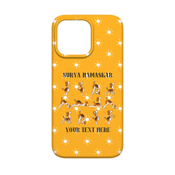 Yoga Dogs Sun Salutations iPhone 13 Mini Case - Back
