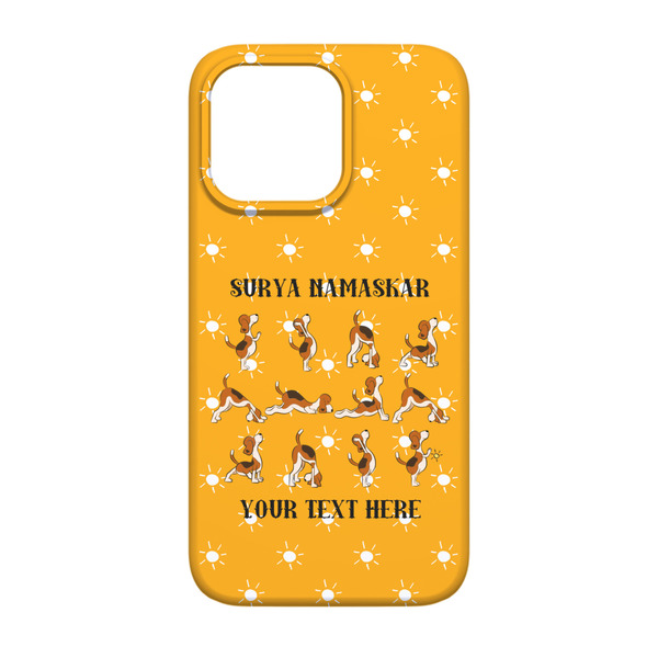 Yoga Dogs Sun Salutations iPhone 13 Pro Case - Back