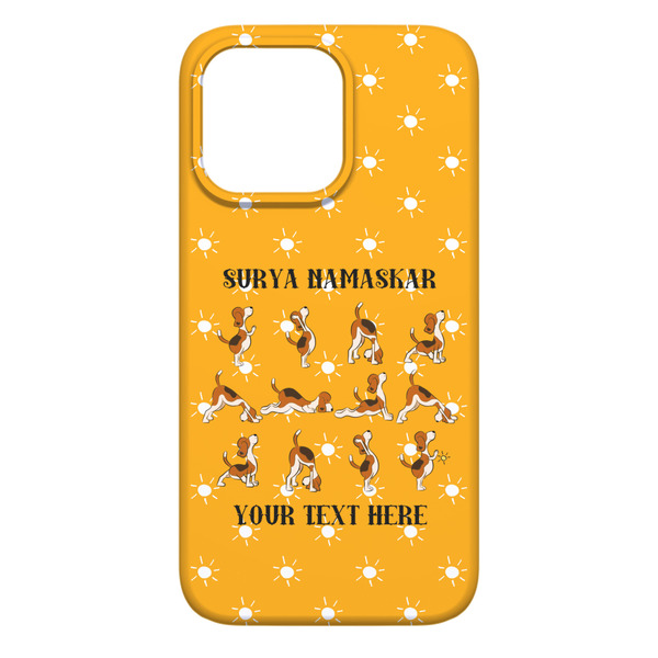Yoga Dogs Sun Salutations iPhone 13 Pro Max Case - Back