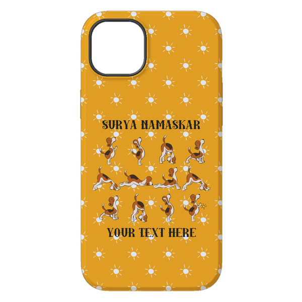 Yoga Dogs Sun Salutations iPhone 14 Plus Tough Case - Back