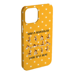 Yoga Dogs Sun Salutations iPhone Case - Plastic - iPhone 15 Plus (Personalized)