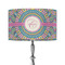 Bohemian Art 12" Drum Lampshade - ON STAND (Fabric)