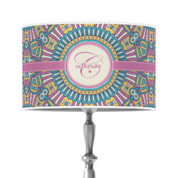 Bohemian Art 12" Drum Lamp Shade - Poly-film (Personalized)