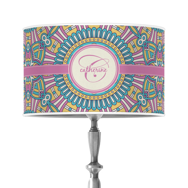 Custom Bohemian Art 12" Drum Lamp Shade - Poly-film (Personalized)